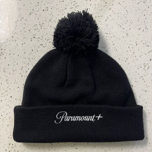 Black Paramount+ beanie